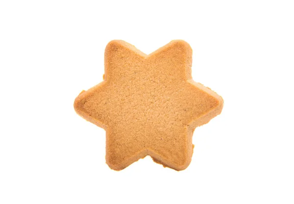 Cookie star isolated — Stock Photo, Image