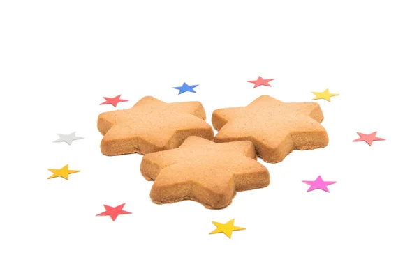 Cookie étoile isolé — Photo
