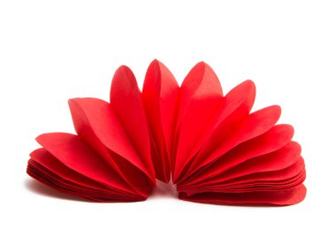 Kağıt garland izole 