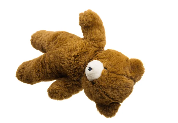 Игрушка мягкий медведь изолирован — стоковое фото