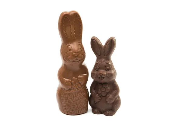 Chocolade bunny geïsoleerd — Stockfoto