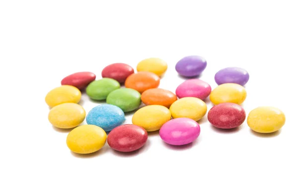 Multicolored chocolate pills candy — Stock Photo, Image