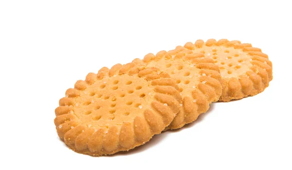 Butter biscuits isolated — Stock Photo, Image