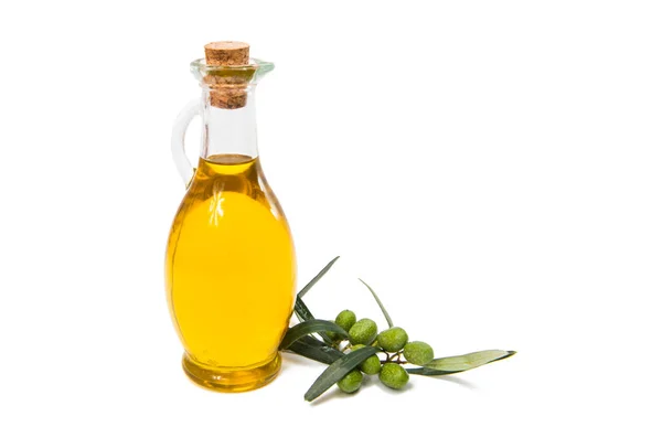 Olio d'oliva isolato — Foto Stock