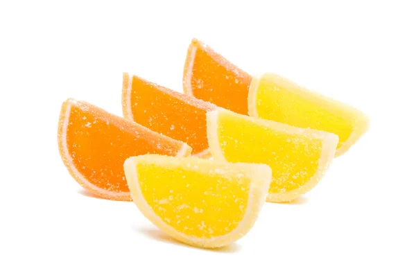 Fruit jelly isolated — Stock Photo, Image