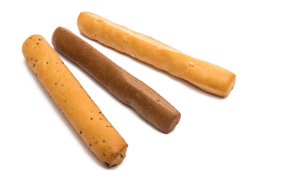 Bread sticks isolated — Stock Photo, Image