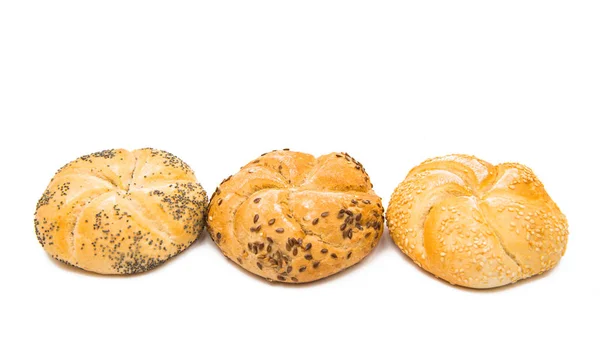 Petits pains Kaiser isolé — Photo