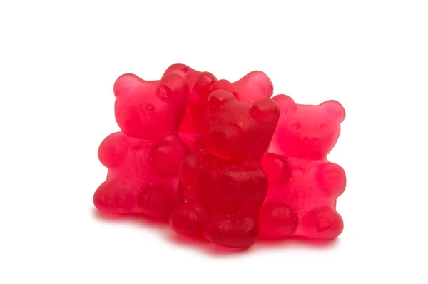Jelly bears isolated — Stock Photo, Image
