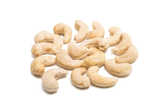 Cashewnødder isoleret - Stock-foto