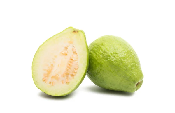 Guava verde isolato — Foto Stock