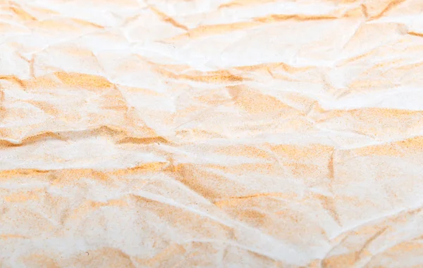 Texture of crumpled paper with gilding — Stock Photo, Image