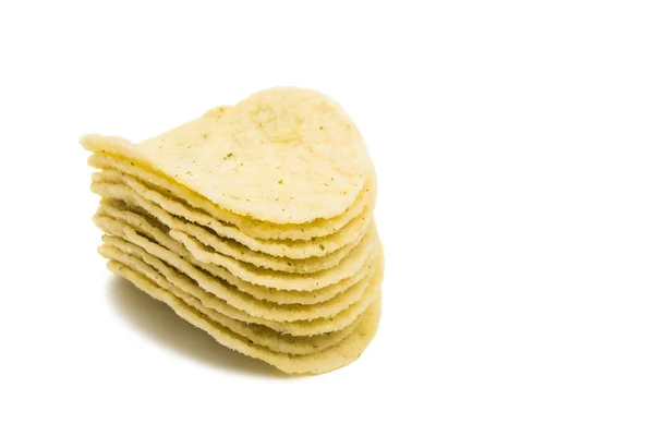 소금된 감자칩 절연 — 스톡 사진
