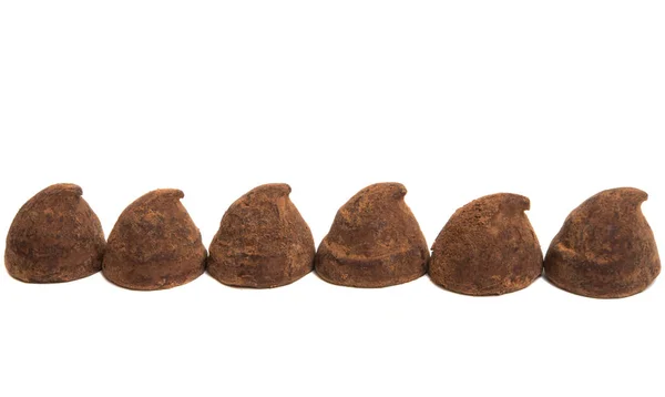 Trufa belga de chocolate aislada — Foto de Stock