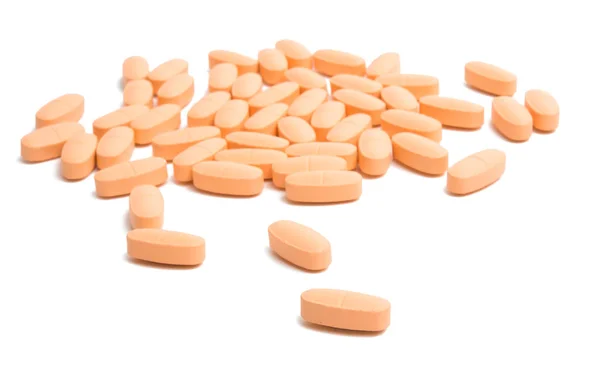 Pills vitamins isolated o Stock Image