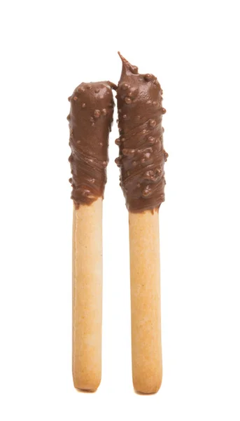 Stick met chocolade glazuur — Stockfoto