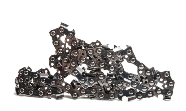 Chain for saw isolated — Stock Photo, Image