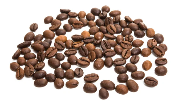 Grãos de café isolado — Fotografia de Stock