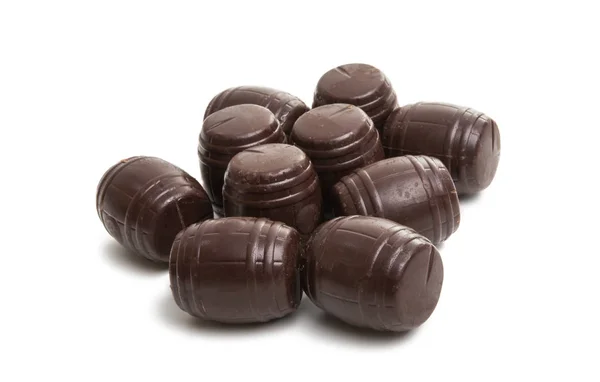 Bonbons au chocolat avec sirop de liqueur — Photo