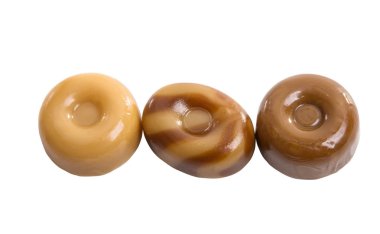 Lolipop süt karamel izole 