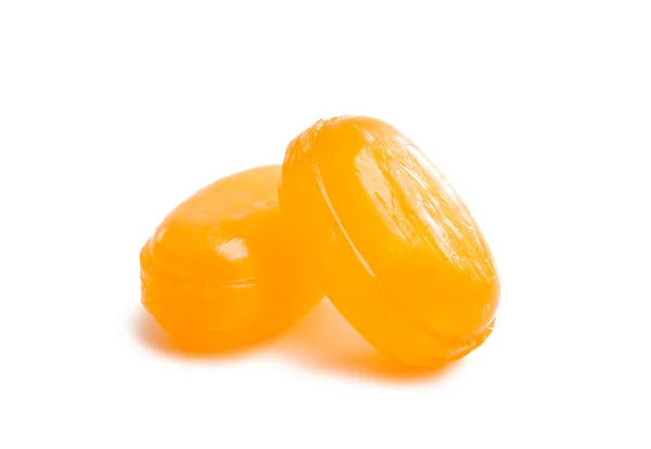 Lecca-lecca, caramelle alla frutta isolate — Foto Stock