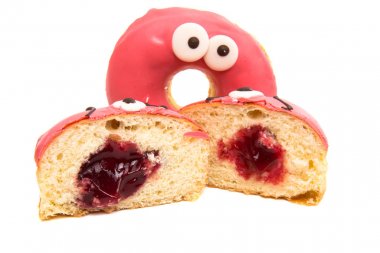 çörek izole sır içinde 