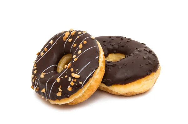 Donuts in glaze isolated — Stock Photo, Image