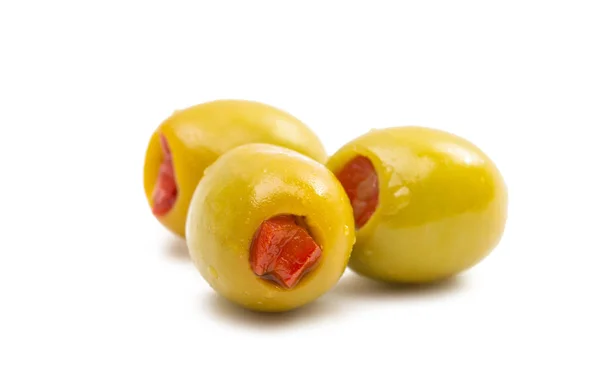 Olives nourriture isolée — Photo