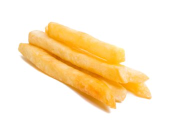 İzole kızarmış patates 