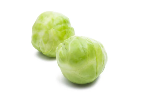 Brussels sprouts isolated — Stock Photo, Image