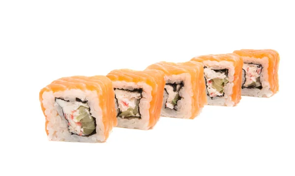 Sushi na białym tle — Zdjęcie stockowe