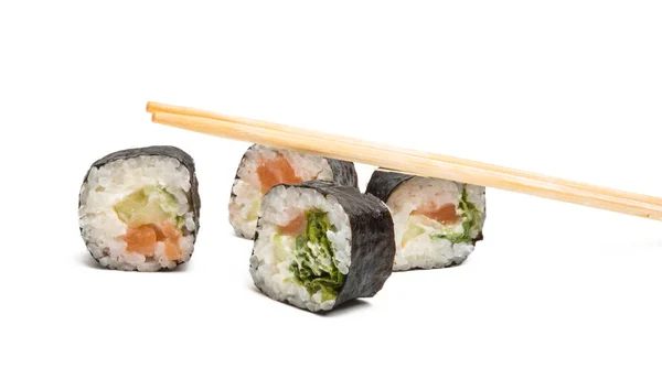 Sushi na białym tle — Zdjęcie stockowe