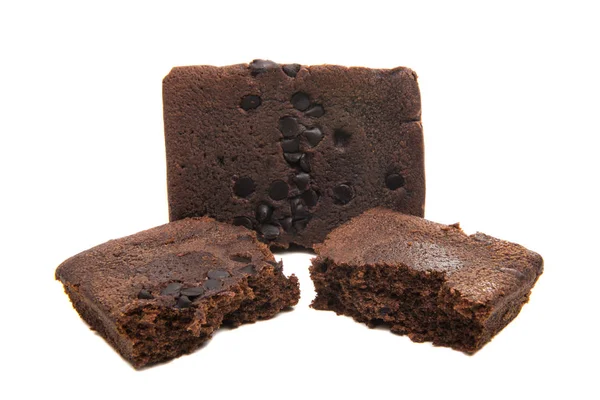 Brownie csokoládé torta — Stock Fotó