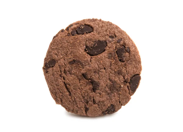 Шоколадное печенье с капли изолированы — стоковое фото