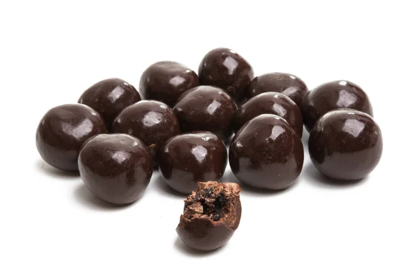 Choklad drar e med frukt — Stockfoto