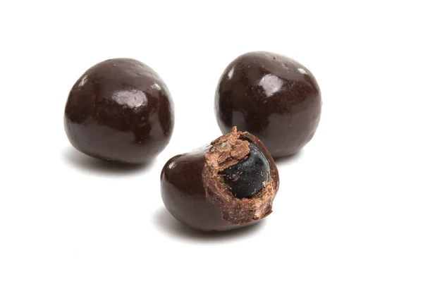 Choklad drar e med frukt — Stockfoto