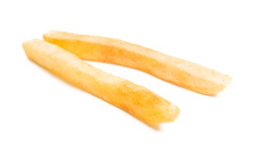 İzole kızarmış patates 