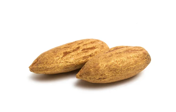 Almond emas terisolasi — Stok Foto