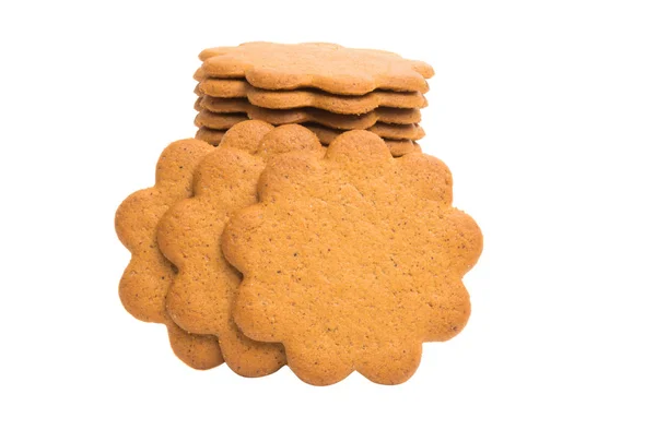 Квітка імбирного печива ізольована — стокове фото
