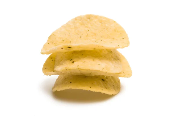 Batatas fritas isoladas — Fotografia de Stock