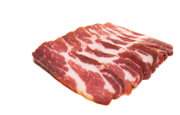Carne essiccata isolata — Foto Stock