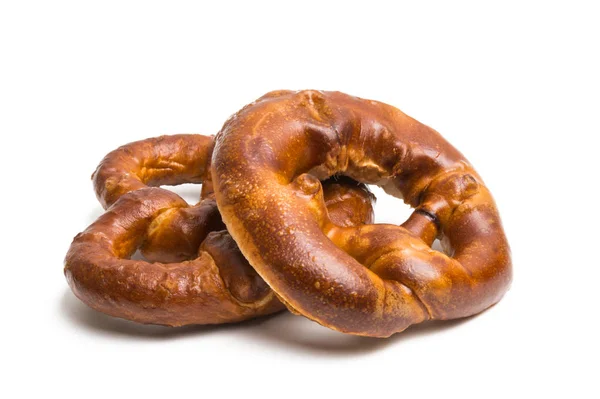 German pretzel isolated — Stock Photo, Image