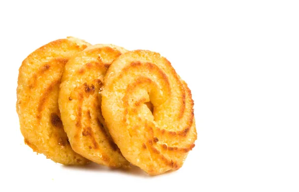 Kokosnoot biscuit ringen geïsoleerd — Stockfoto