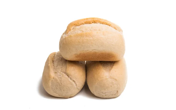 Γαλλικά ψωμάκια απομονωμένες — Φωτογραφία Αρχείου