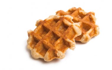 Hollandalı waffle izole 