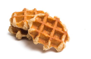 Hollandalı waffle izole 
