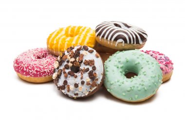 çörek izole sır içinde 