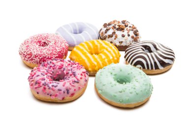 çörek izole sır içinde 