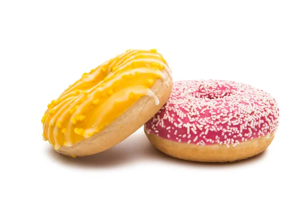 Donuts in glaze isolated — Stock Photo, Image