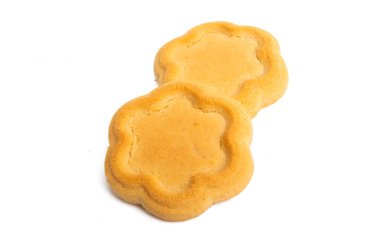 Tereyağlı kurabiye izole 