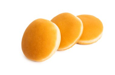 izole hamburger ekmeği 